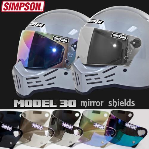 SIMPSON　M30・RX1・M10　フルフェイスヘルメット用　ミラーシールド　NORIX　ノリッ...