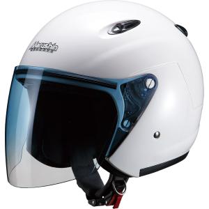 マルシン Marushin バイク ヘルメット ジェット オープンフェイス M-400 ホワイト フリーサイズ (57~60cm) UVカット