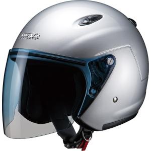 マルシン Marushin バイク ヘルメット ジェット オープンフェイス M-400XL シルバー XLサイズ (61~62cm) UVカット