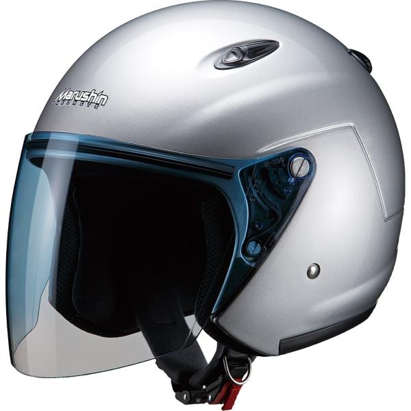 マルシン(Marushin) バイクヘルメット ジェット M-400XL シルバー XLサイズ (6...