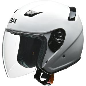 リード工業 (LEAD) バイク用 ジェットヘルメット STRAX SJ-8 ホワイト Mサイズ (57-58cm未満)｜moto-zoa2
