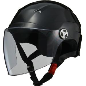 リード工業 LEAD バイク スクーター 自転車 ハーフ ヘルメット SERIO RE-40 ブラック フリーサイズ (57-60cm未満) UVカット｜moto-zoa2号店