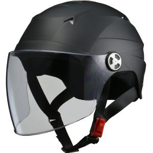 リード工業 LEAD バイク スクーター 自転車 ハーフ ヘルメット SERIO RE-41 マットブラック LLサイズ (61-62cm未満) UVカット
