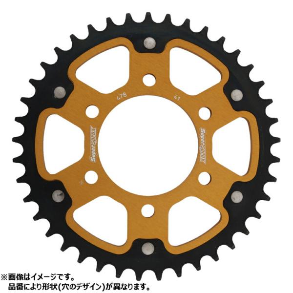 スーパースプロックス(Supersprox) バイク用 ドリブン スプロケット リア ステルス (S...