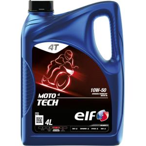 elf(エルフ) バイク用 4st エンジンオイル MOTO 4 TECH (モト 4 テック) 10W-50 全化学合成油 4L 213950
