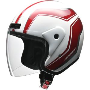 リード工業 (LEAD) バイク用ジェットヘルメット APRET (アペレート) ホワイト フリーサイズ (57-60cm未満)｜moto-zoa2