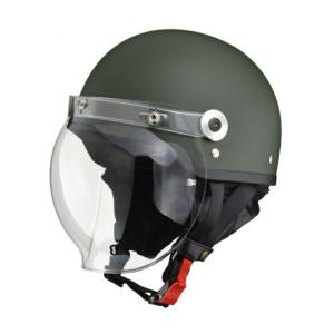 マルシン Marushin バイク バイザー付 ハーフ ヘルメット 半ヘル 半