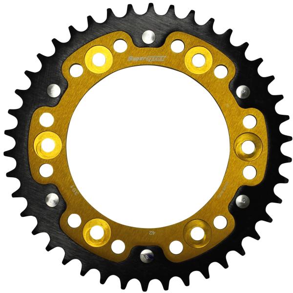 スーパースプロックス(Supersprox) バイク用 ドリブン スプロケット リア ステルス(ST...