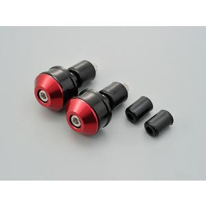 アルミ製グリップエンド ミニ 橙 中空ハンドル用 エイプ