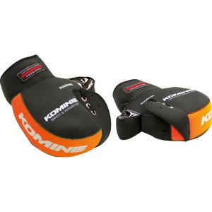 コミネ Komine バイク用 アクセサリー Accessories AK-021 ネオプレーンハンドルウォーマー ブラック オレンジ 黒 橙 フリーサイズ 09-021/BK/OR/F