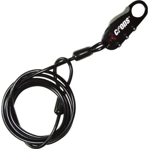 15日クーポン配布 CROPS (クロップス) バイク 自転車 ヘルメット 盗難防止 防犯 ワイヤー...