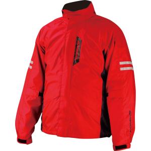 コミネ  バイク用 レインギア Rain gear RK-539 ブレスターレインウェア フィアート レッド 赤 2XLサイズ 03-539/RD/2XL