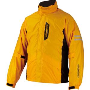 コミネ Komine バイク用 レインギア Rain gear RK-539 ブレスターレインウェア フィアート イエロー 黄 2XLサイズ 03-539/YL/2XL｜moto-zoa