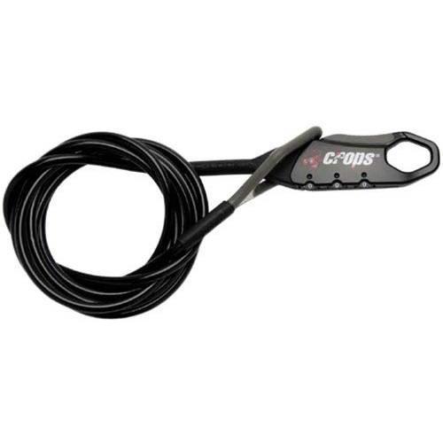 15日クーポン配布 CROPS (クロップス) バイク 自転車 ヘルメット 盗難防止 防犯 ワイヤー...