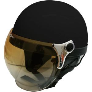 ダムトラックス  バイク用ヘルメット ハーフ BUBBLE BEE HALF  マットブラック