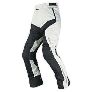 コミネ Komine バイク用 パンツ Pants PK-738 プロテクトライディングメッシュパンツ-コンゴウ アイボリー ブラック 黒 Lサイズ 07-738/IVBK/L