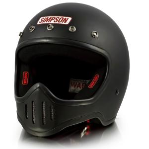SIMPSON  バイク用 フルフェイスヘルメット M50 マットブラック 59-60cm 3309125960