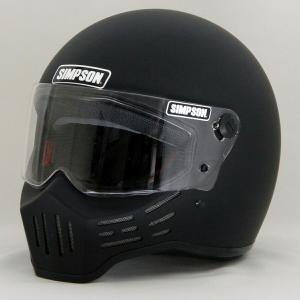 SIMPSON  バイク用 フルフェイスヘルメット M30 マットブラック 62cm 3305126200