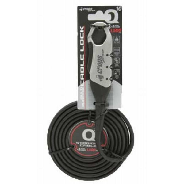 15日クーポン配布 CROPS (クロップス) バイク 自転車 ヘルメット 盗難防止 防犯 ワイヤー...