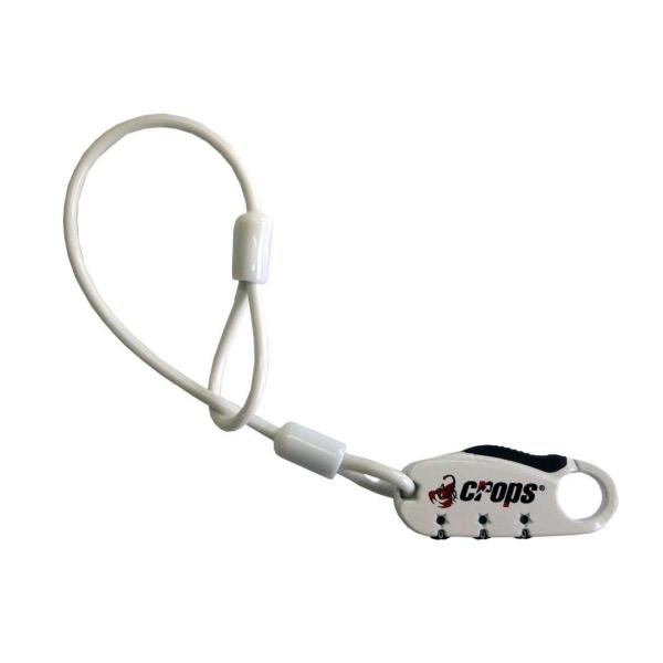 15日クーポン配布 CROPS (クロップス) バイク 自転車 ヘルメット 盗難防止 防犯 ワイヤー...