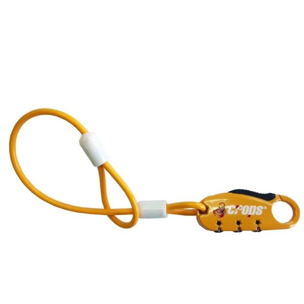 15日クーポン配布 CROPS (クロップス) バイク 自転車 ヘルメット 盗難防止 防犯 ワイヤー...