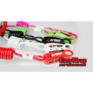 15日クーポン配布 CROPS (クロップス) バイク 自転車 ヘルメット 盗難防止 防犯 ワイヤー...