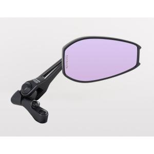 タナックス  バイクミラー ナポレオン シャークミラー4 ブラック 防眩鏡 左右共通 10mm正ネジ AOS4
