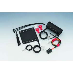 KIJIMA バイク用 ハンドル 巻き付きタイプ グリップヒーター GH05-2 95mm 304-8201