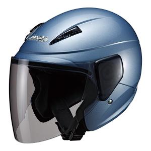 マルシン(Marushin) バイクヘルメット セミジェット M-520 アイスブルー フリーサイズ (57~60cm)