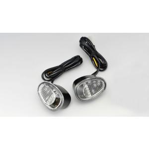 キジマ KIJIMA バイク用 ウインカーランプKIT LED Fカウル クリア ニンジャ250R LR 219-3032｜moto-zoa