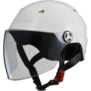 リード工業 (LEAD) バイク 自転車 ハーフヘルメット SERIO RE-40 ホワイト フリーサイズ (57-60cm未満)