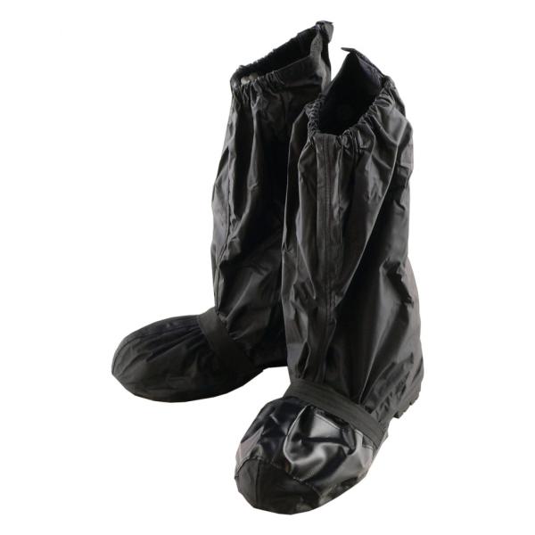 リード工業 LEAD バイク用ブーツカバー Landspout RW-052 ブラック フリーサイズ