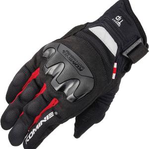 コミネ  バイク用 グローブ Gloves GK-220 プロテクトメッシュグローブ ブラック レッド 黒 赤 3XLサイズ 06-220/BK/RD/3XL