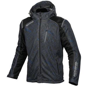Komine ハーフメッシュサイクルジャケット L ブラック/グレー Komine ハーフメッシュサイクルジャケット L ブラック/グレー