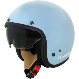 ダムトラックス  バイク用ヘルメット ジェット AIR MATERIAL  エアーブルー キッズサイズ