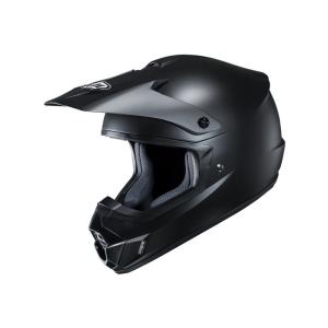 RSタイチ (RS TAICHI) バイク用 ヘルメット オフロード HJC CS-MX 2 ソリッド セミフラット ブラック XLサイズ HJH102BK02XL