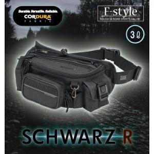 ROUGH&amp;ROAD (ラフ&amp;ロード) バイク用 ウエストバッグ SCHWARZ R F-ウエストバ...