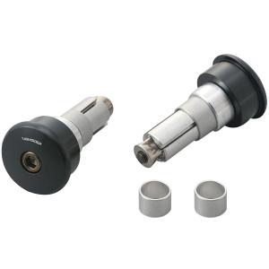 DAYTONA  バイク用 ミラー HIGHSIDER バーエンドミラー バーエンドミラーアダプター CURVE ブラック 10582