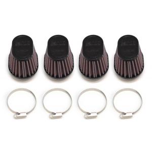 DNA バイク用 エアフィルター オーバルテーパードクランプ φ51 [4個入] (ラバートップ) ...