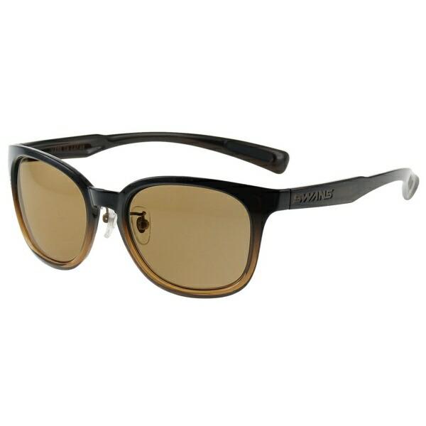 SWANS (スワンズ) UVカット サングラス PW-0065 CBR (クリアブラウンハーフ×ク...
