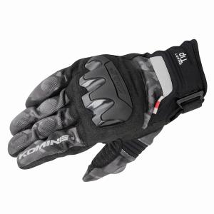 コミネ  バイク用 グローブ Gloves GK-220 プロテクトメッシュグローブ プレード/ブラック XLサイズ 06-220/P.BK/XL