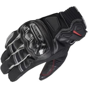コミネ Komine バイクグローブ Gloves GK-831 カーボンプロテクトウィンターグローブ ブラック/シルバー XLサイズ 06-831/BK/SL/XL