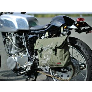 デイトナ DAYTONA バイク用 ツーリングバッグ サイドバッグ Henlybegins ヘンリービギンズ DHS-9 防水サドルバッグMIL 8L 98912