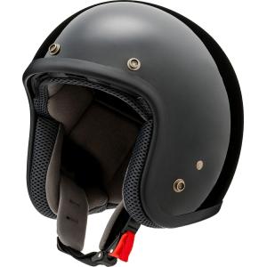 YH001BK/M YH-001 山城 スモールジェットヘルメット ブラック
