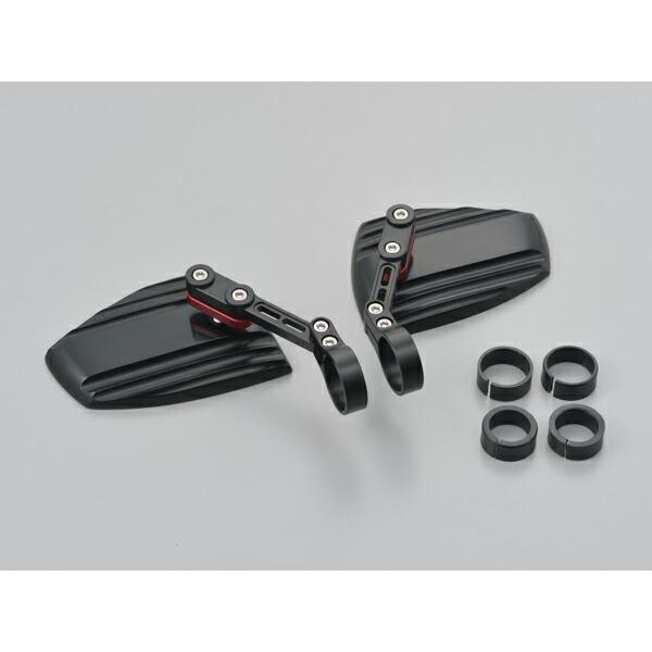 デイトナ DAYTONA バイク用 ミラー ハイサイダーウェーブ (別売バーエンドミラーアダプターが...