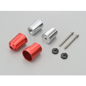 DAYTONA  バイク用 バーエンド ヘビーウエイトバーエンド  レッド M6 17271