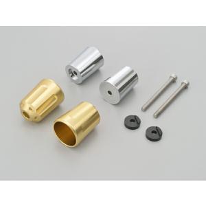 DAYTONA  バイク用 バーエンド ヘビーウエイトバーエンド  シャンパンゴールド M6 17273