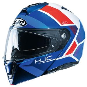 RSタイチ  バイク用 ヘルメット システムヘルメット HJC i90 ホレン ブルー/レッド  Mサイズ HJH190BU01M