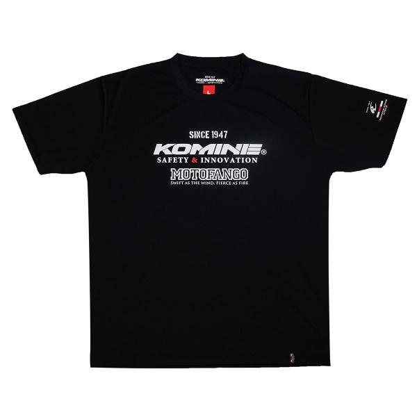 コミネ Komine バイク用 Tシャツ JK-400 コミネTシャツ ブラック/コミネ 2XLサイ...