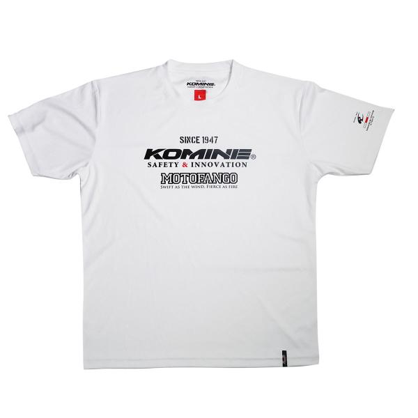 コミネ Komine バイク用 Tシャツ JK-400 コミネTシャツ ホワイト/コミネ 2XLサイ...